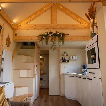 Tiny House Avec Jacuzzi En Option Au Coeur Du Marais Horská chata Saint-Omer (Pas-de-Calais)