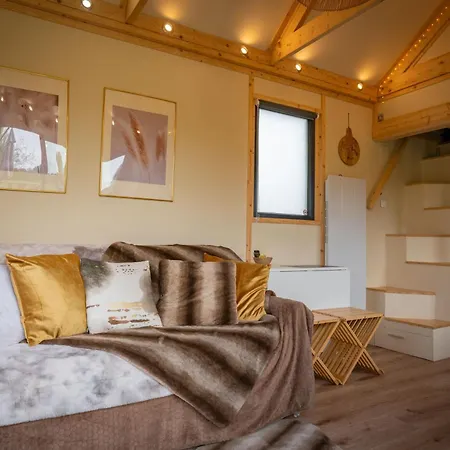 Horská chata Tiny House Avec Jacuzzi En Option Au Coeur Du Marais Saint-Omer (Pas-de-Calais)